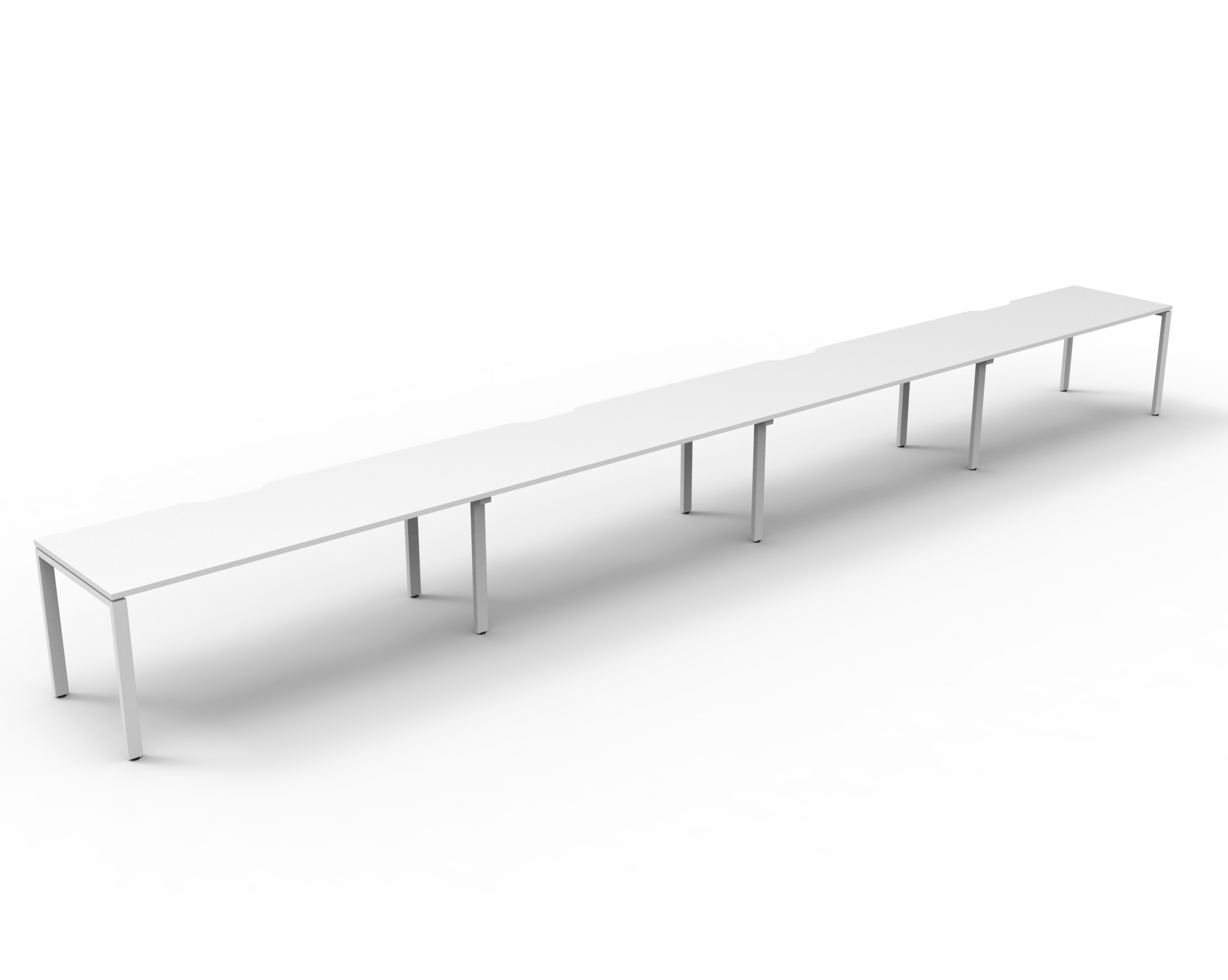 Profile 4 Person Single Sided Workstation